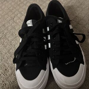 Adidas Nizza Classic Black and White Sneakers